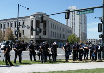 Police civic center - DNC
