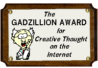 Gadzillion Award for Creative Thought